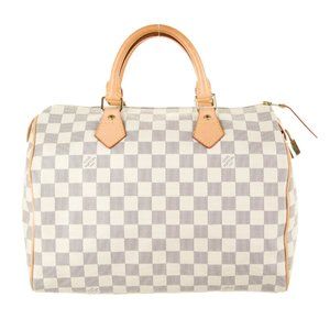 LOUIS VUITTON Damier Azur Speedy 30